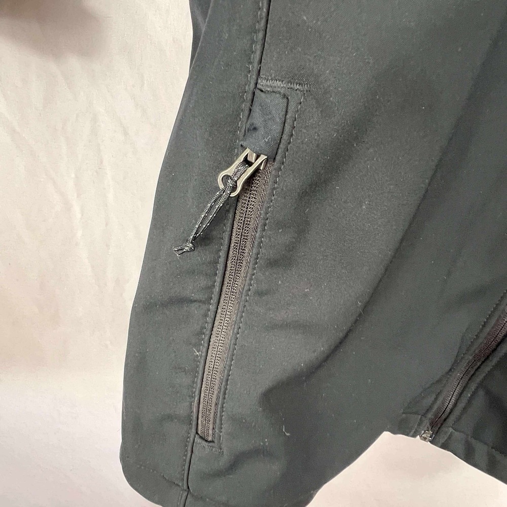 Columbia Ascender Softshell Jacket Mens XL Black Zip Windbreaker Archery Logo - Picture 5 of 11